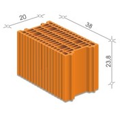 Перегодочный  блок 20 Porotherm