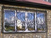 Решетки на окна с  установкой Киев,  козырьки и навесы с установкой Киев