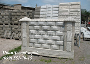 Блоки бетонные заборные декоративные в Одессе