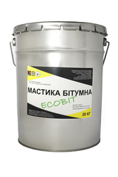 Мастика битумная ЭКОБИТ ведро 20 кг ДСТУ Б В.2.7-108-2001 