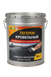 Тегерон Кровельный Ecobit ведро 10, 0 кг - кровельная битумная мастика 